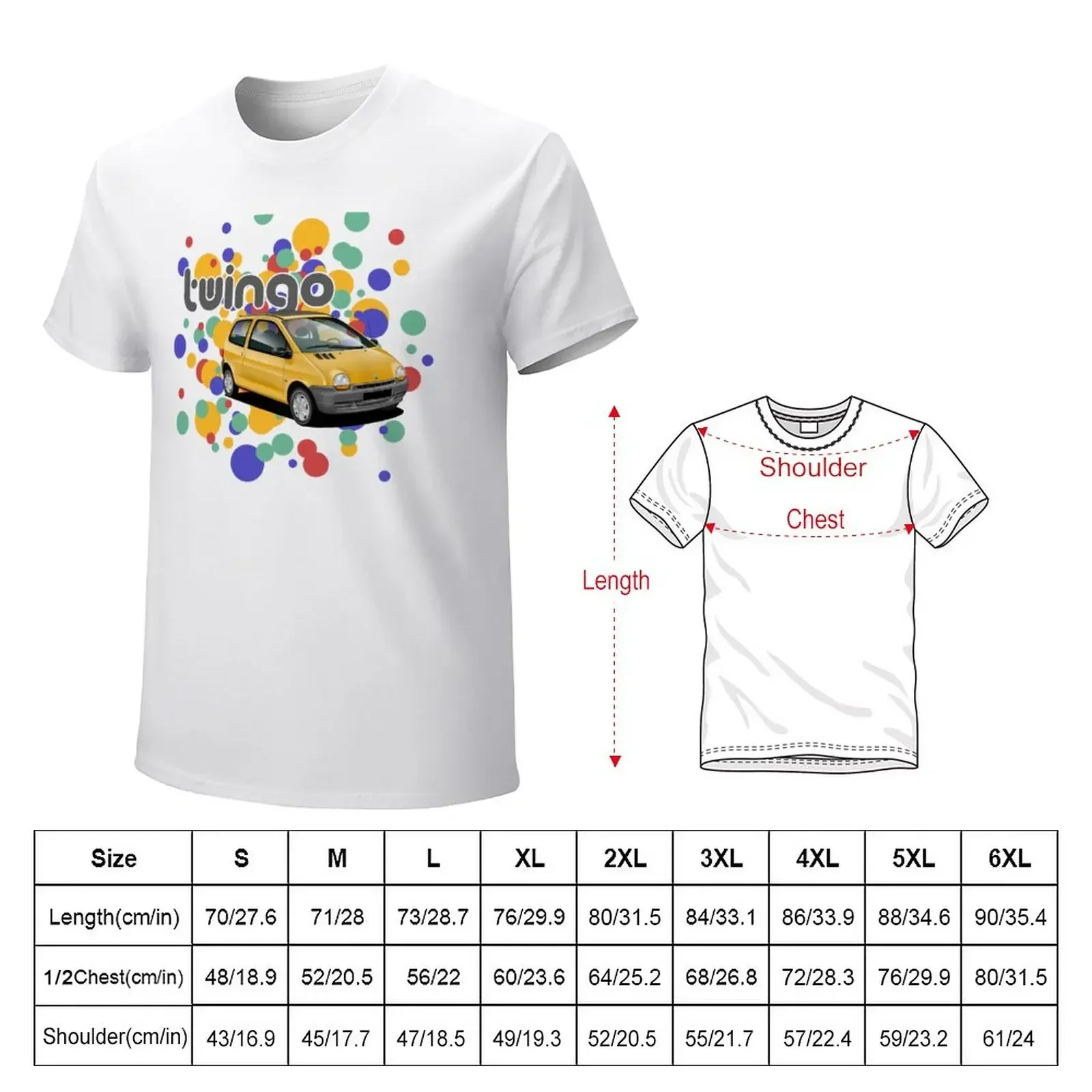 Mk1 1993 Twingo spotty design T-Shirt aesthetic clothes cute tops shirts graphic tees mens funny t shirts