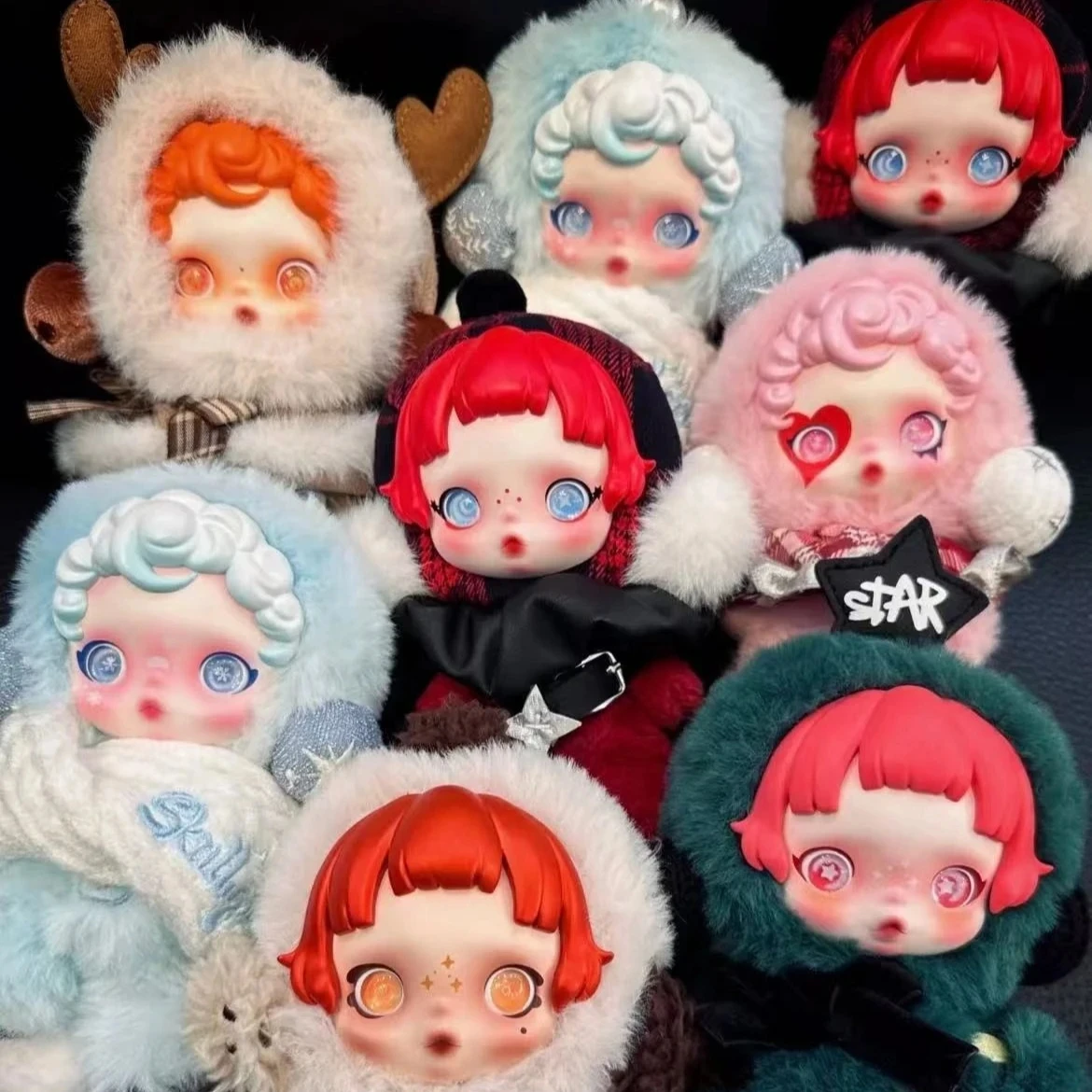 

Skullpanda Winter Music Series Blind Box Pendant Plush Doll Mystery Box Toys Cute Action Figure Pendent Ornament Mystery Box Toy