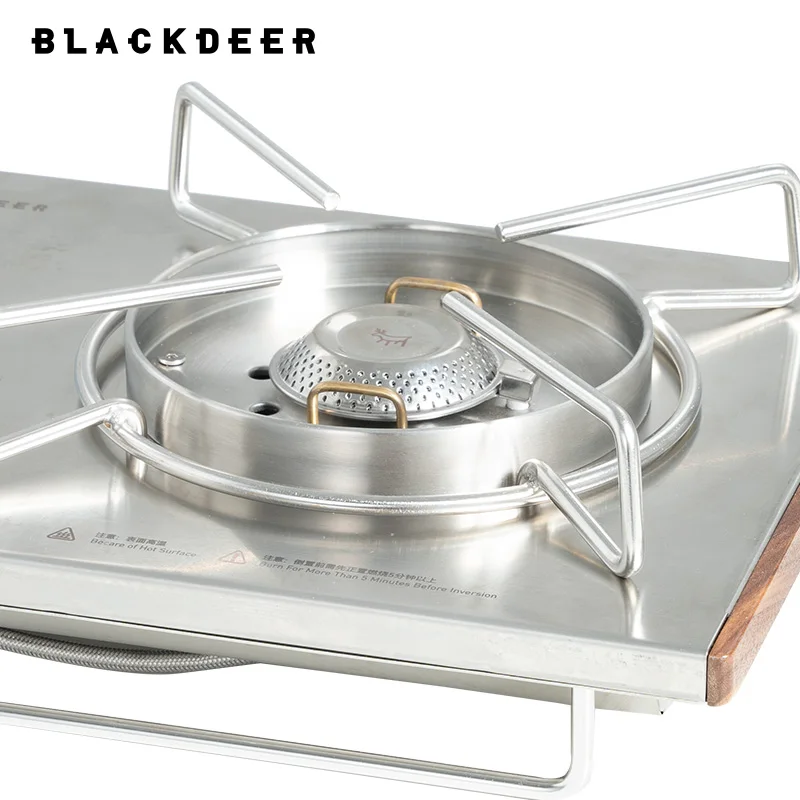 BLACKDEER 3.2-7.8 KW 가스 스토브 IGT 스토브, 접이식 방풍 캠핑 스토브, 테이블 야외 가스 버너 스토브용 보관 가방 포함