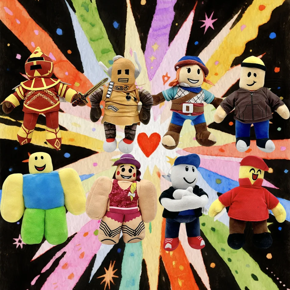 

Подарочная игрушка Boblox: плюшевые игрушки, 8 стилей, персонажи игры, мягкие коллекционные фигурки, подарок для детей и фанатов на День рождения и Рождество