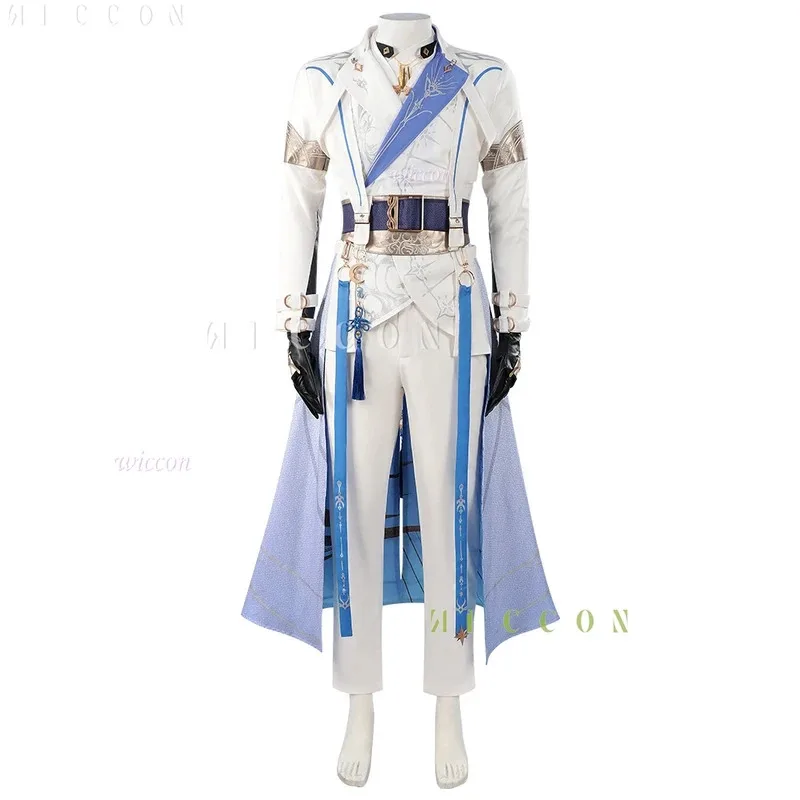 

a7d@Love and Deepspace Xavier Cosplay Lumiere Outfits Boots Mask Costume Anime Game Cosplay Clothes Halloween Mens Couple Suita7