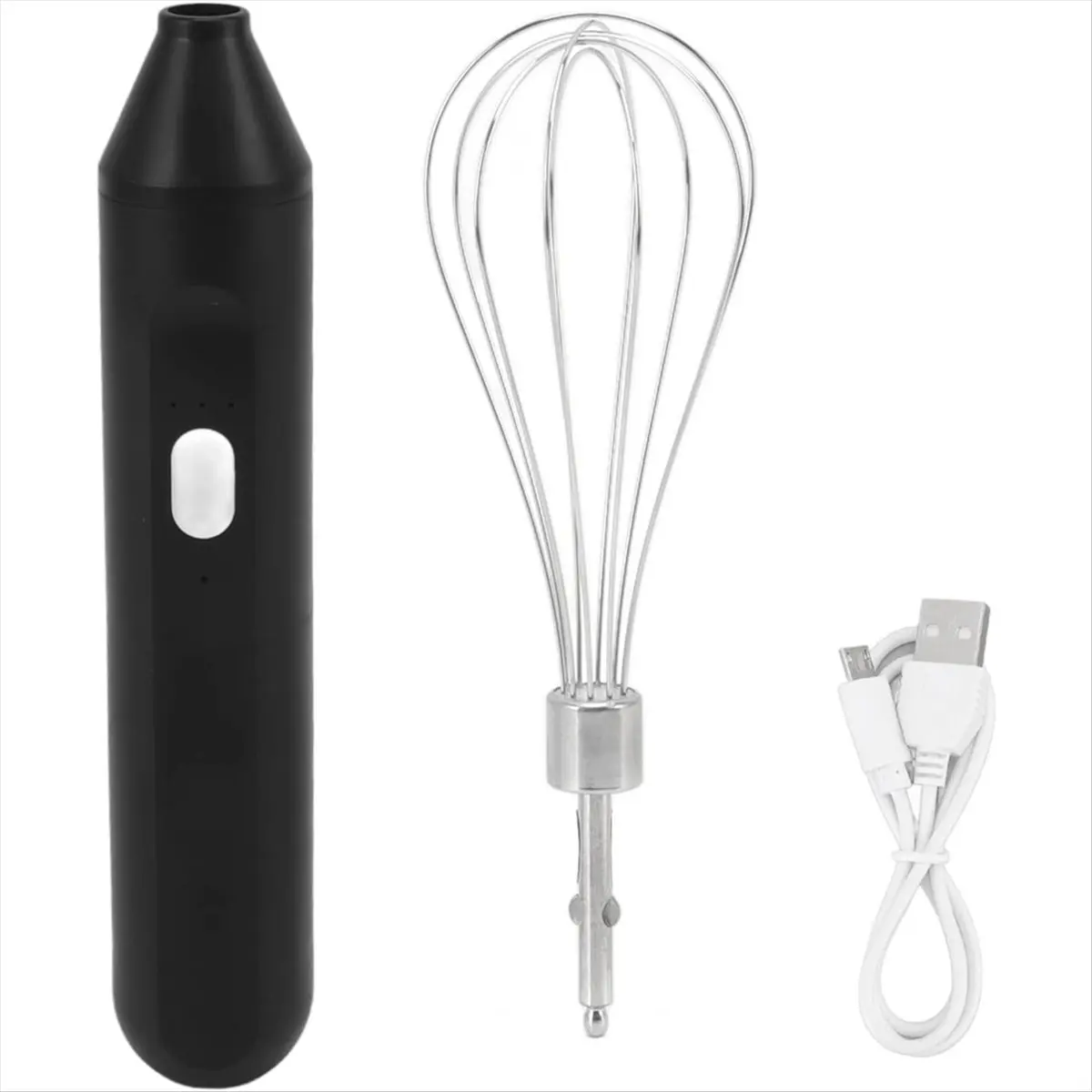 AA83 Electric Egg Beater, Cordless Hand Mixer 3 Speeds for Home Baking