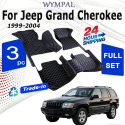 Car Floor Mats For Jeep Grand Cherokee WJ 1999 2000 2001 2002 2003 2004 Leather Mat Covers Floors Car Accessories Tapis Voiture