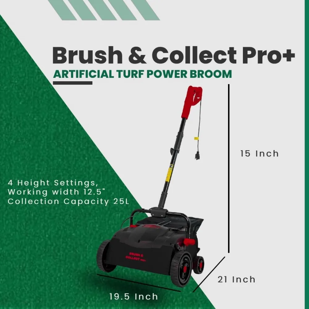 

Turf Lawn Brush Sweeper, *Cleaning & REVITALISING Turf*