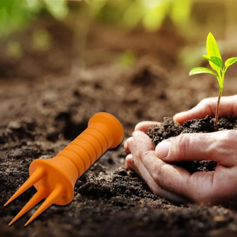 Plastic Soil Cultivation Device Soil Tiller Flower Box Weeding Tool Manual Aerator Cultivator For Digging Weeding Plant