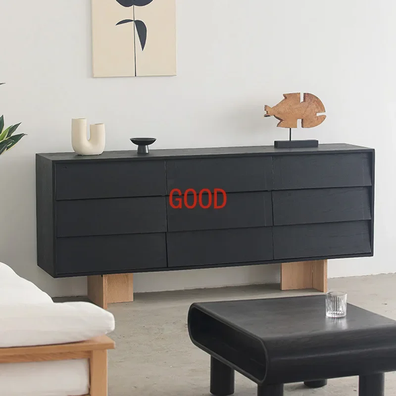 American solid wood chest master bedroom bedside cabinet