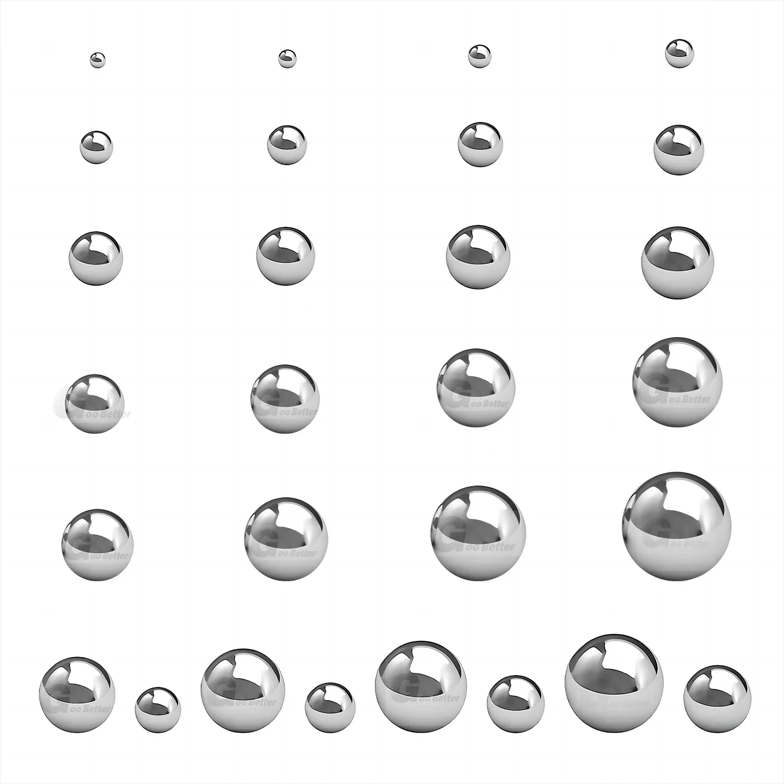 

304 Stainless Steel Balls 1/1.5/2/2.381/2.5/3/3.175/3.5/3.969/4/4.5~10mm Solid Smooth Bearing Steel Ball Spherical Bead Balls