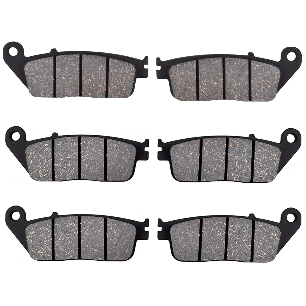 For HONDA STREET BIKES CBR 750 FJ Superaero (RC27) / VFR 750 FJ/FK (1988) Motorcycle Front Rear Brake Pads Brake Disks