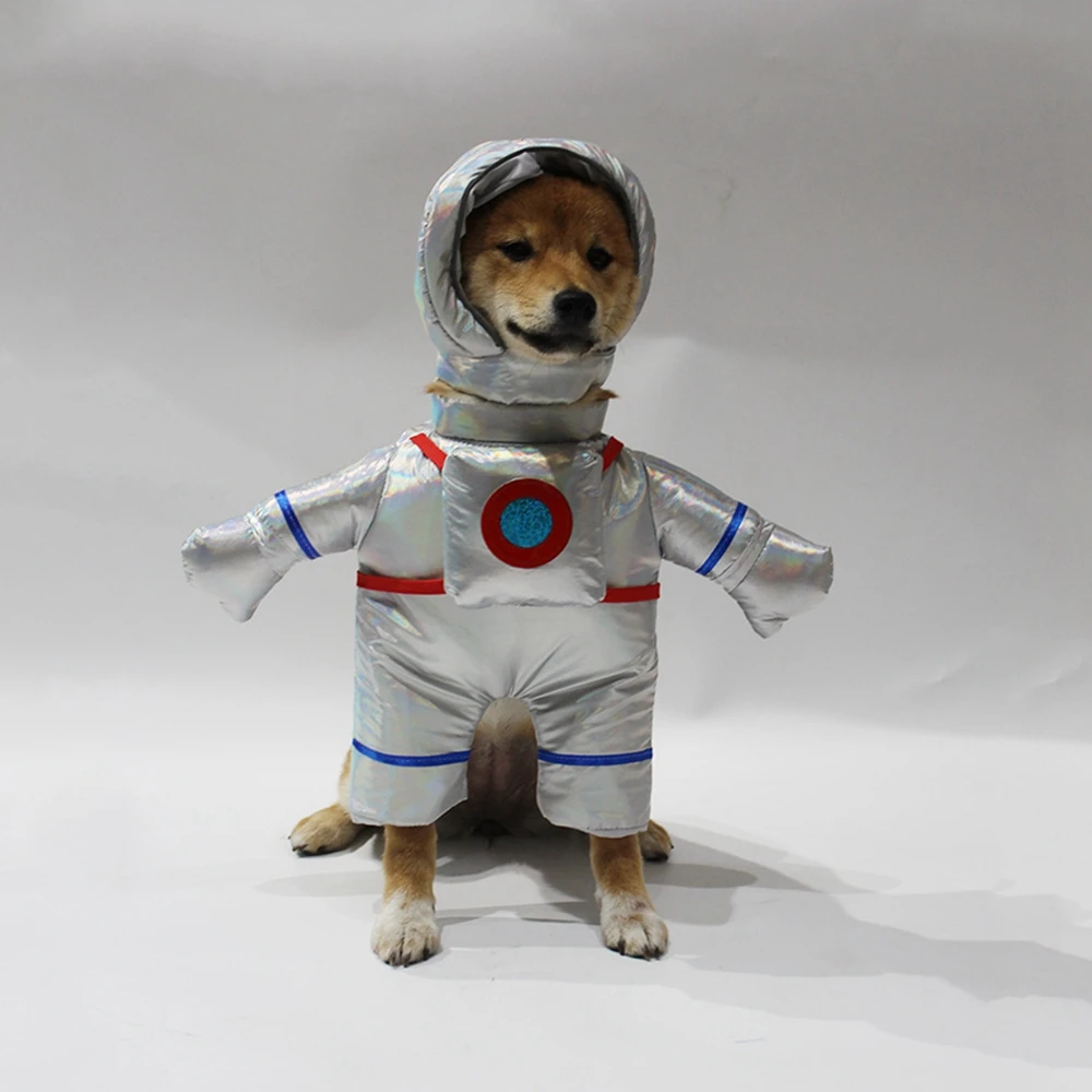 Funny Halloween Pet Cat Clothes for Dog Astronaut Costume Dress up Outfit Personality Cosplay Cat Costume Party Dog Coat Cloth