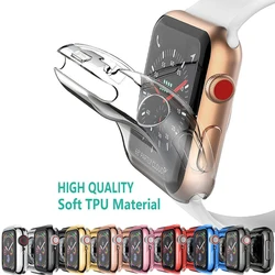 Screen Protector Cover for Apple Watch Case 9 8 7 6 SE 5 4 45mm 41mm 44mm 40mm TPU Soft Clear Bumper iWatch 3 42mm 38mm Shell