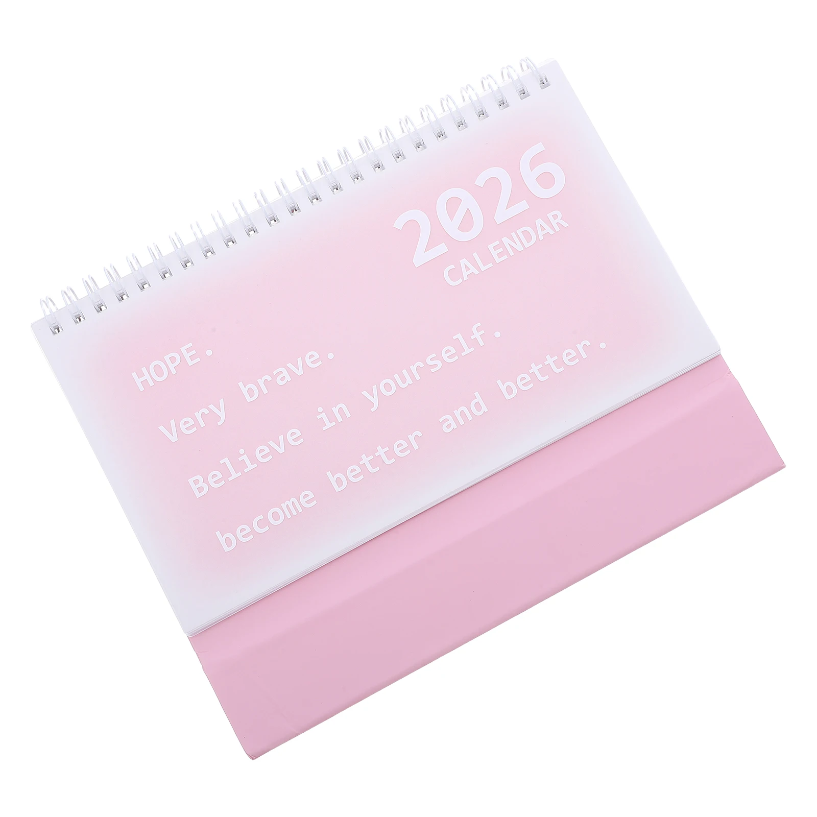 

2026 Coil Calendar: Versatile Desk Planner with Elegant Design for Home Office - High Quality Flip Monthly Organizer