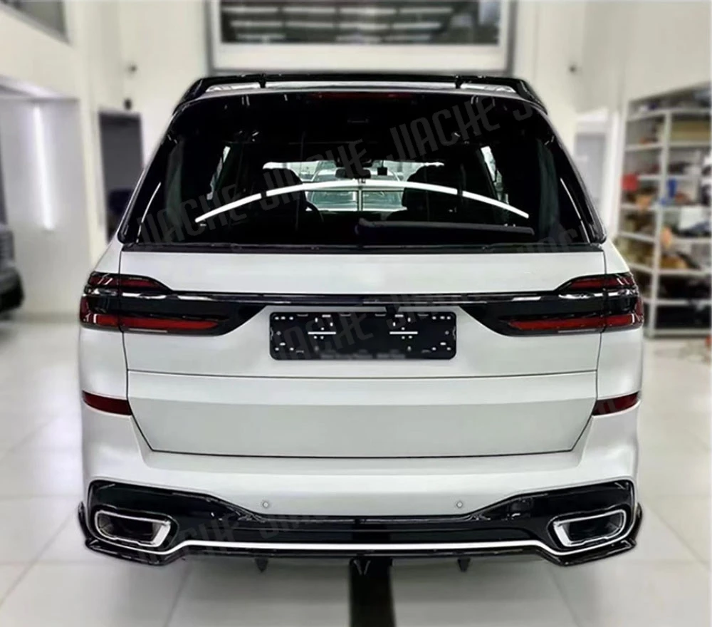 

JCYECF ABS Rear Trunk Spoiler Lid Wing For BMW X7 G07 LCI Sport 2023+ Carbon Look Spoiler Add On Car Accessories