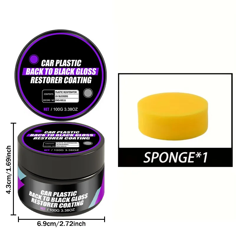 

Автомобильный универсальный кожаный пластик, ремонтный полирующий воск, восстанавливающий крем для салона автомобиля для ухода за кожей, пластика и резины 2025