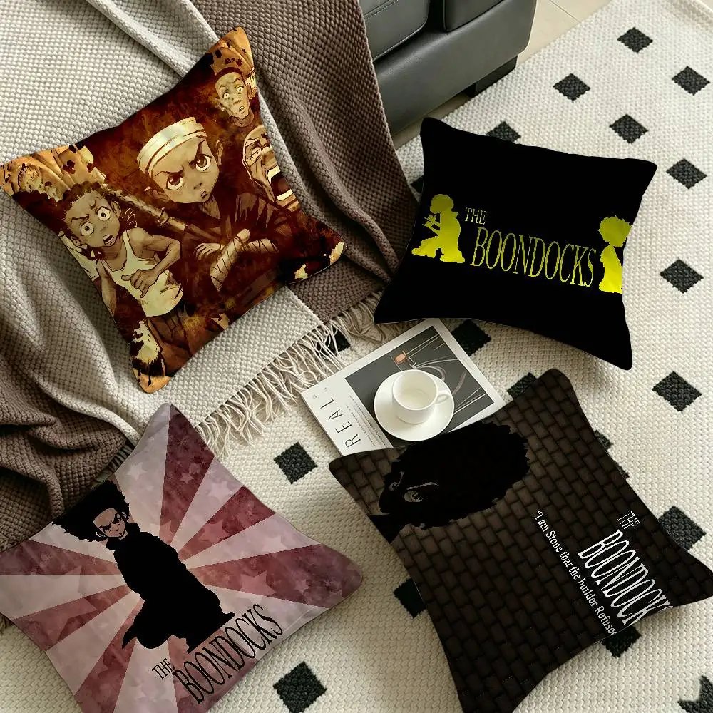 T-The Boondocks Pillowcases Home Bedding Decorative Pillow Cover Wedding Super Soft Pillow Case