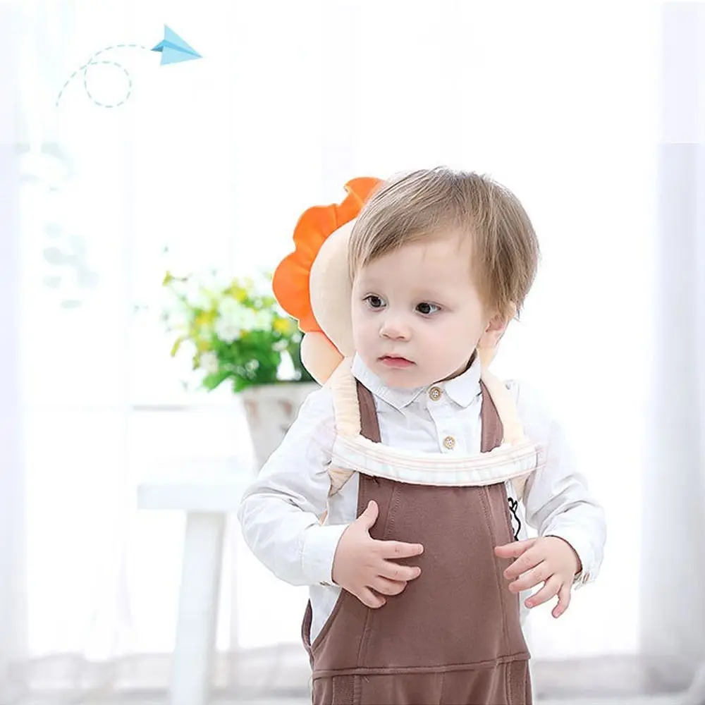 Cotton Baby Head Protection Cushion Adjust Strap Soft Toddlers Backpack Pillow Reduce Fall Shock Safety Back Cushion Baby