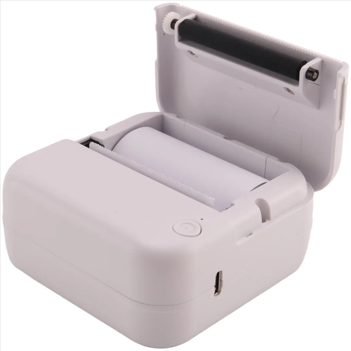 

Стабильный мини-портативный термопринтер Беспроводной Bluetooth-принтер Многофункциональный принтер этикеток с термобумагой + цветная ручка B