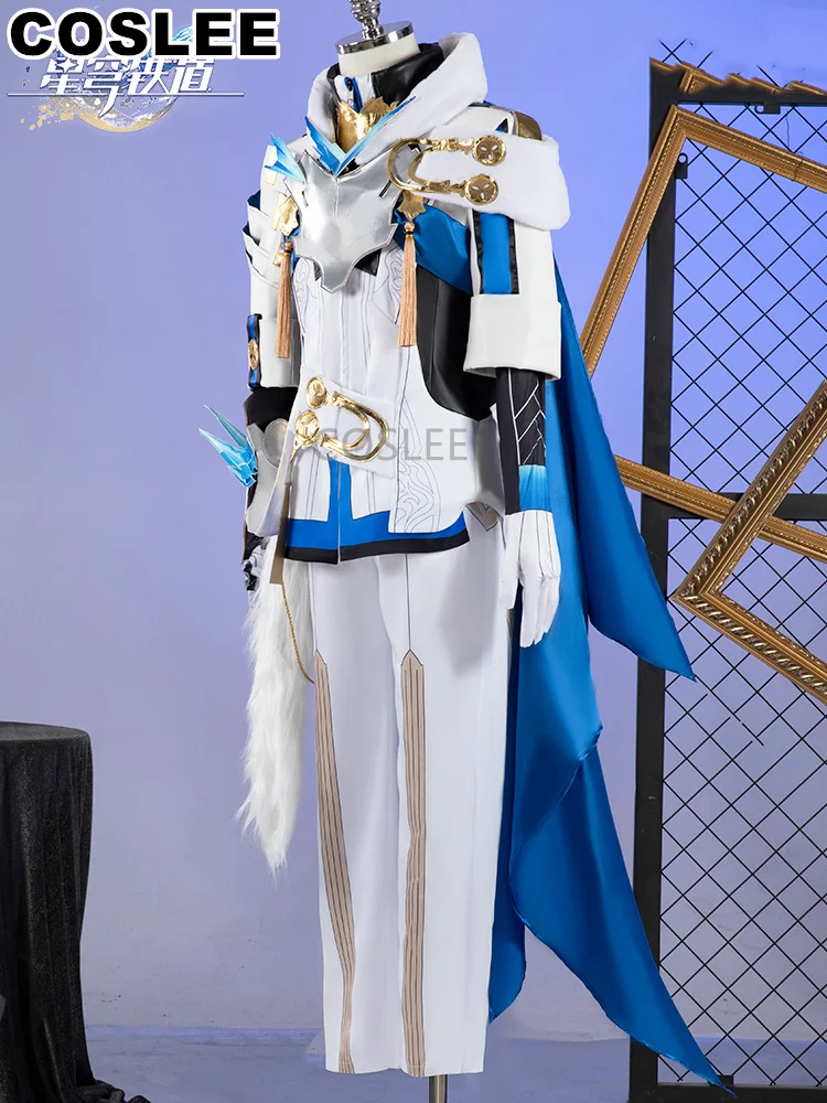 COSLEE Honkai: Star Rail Gepard Landau Game Suit Handsome Uniform Cosplay Costume Role Play Halloween Party Outfit Men XS-3XL