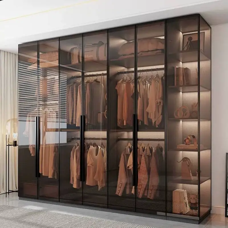 

Locker Modern Wardrobe Closet Decoration Makeup Open Storage Wardrobes Display Space Saving Muebles Para Hogar Furniture Home