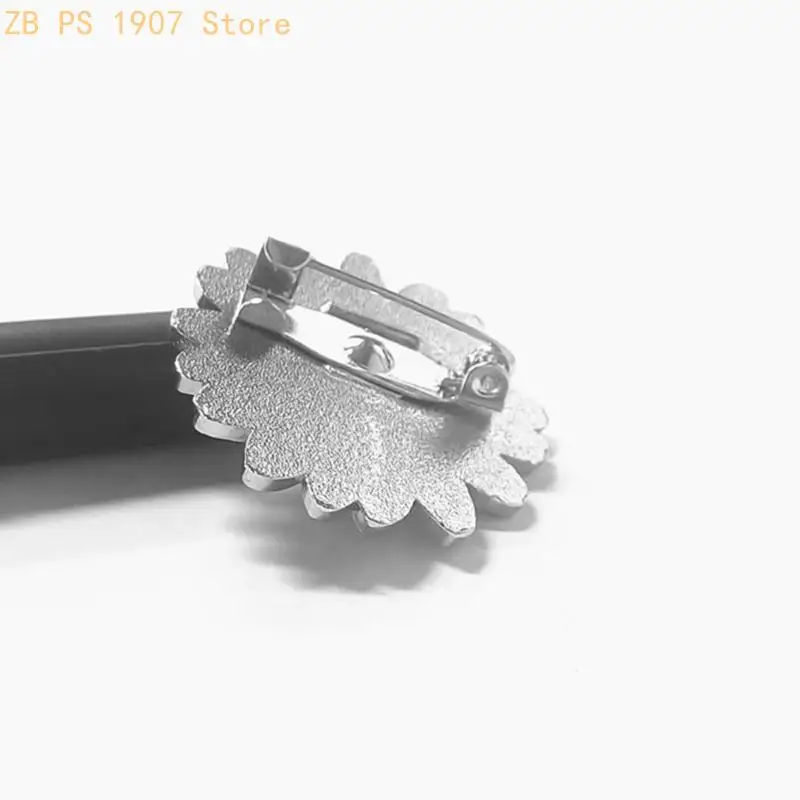 دبوس أزياء زهري، معدن قوي مقاوم للتآكل، هدية أنيقة يمكن ارتداؤها 55KA