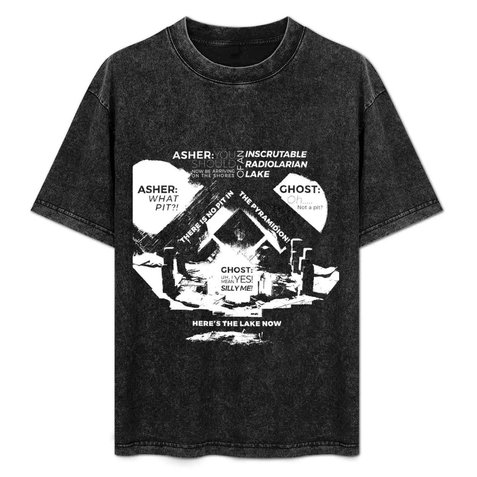 

Destiny 2 Pyramidion Asher Quote T-Shirt valentines boutique clothes blue lock Men's t shirts