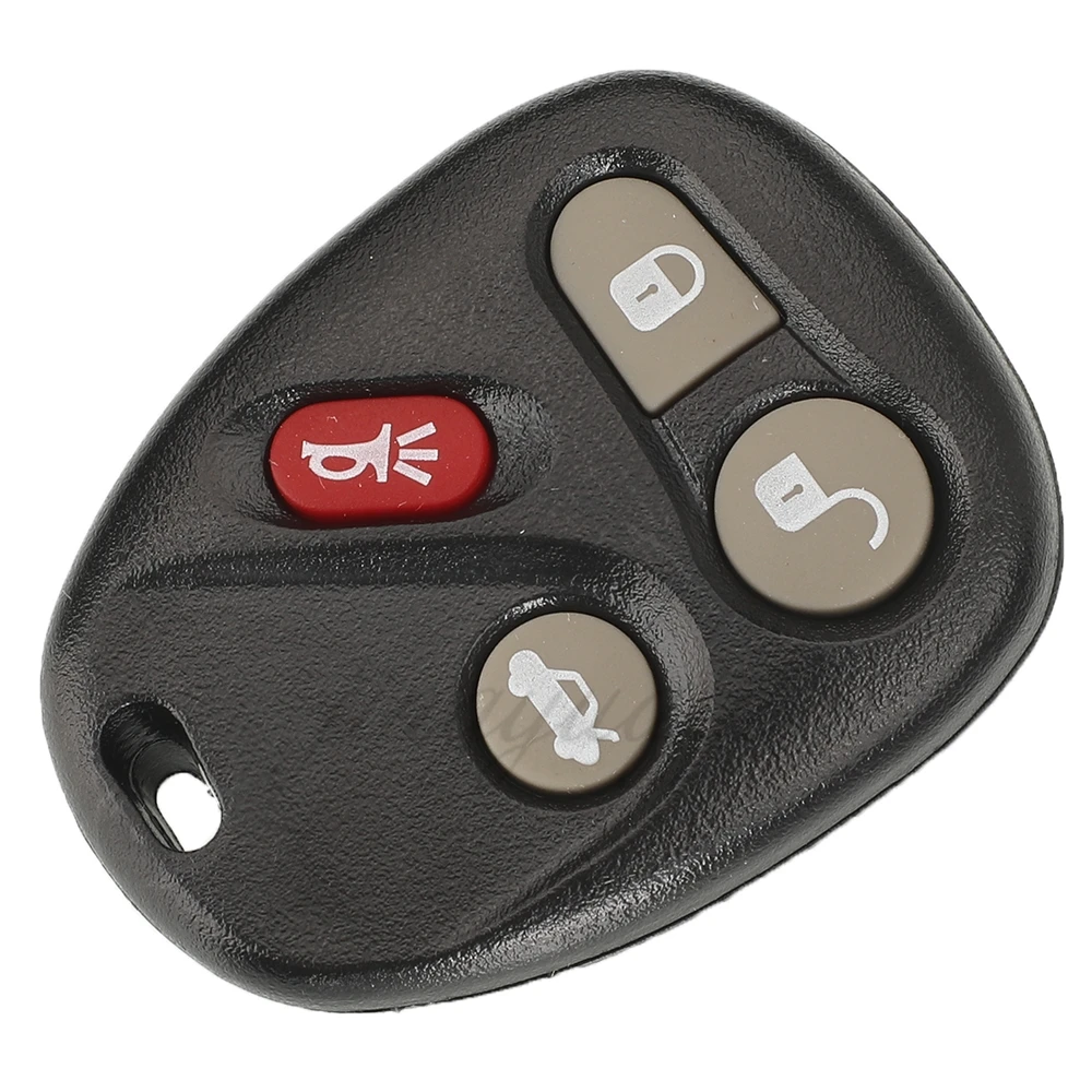 Jingyuqin 10pcs 4B Smart Remote Car Key Fob Shell For Buick 2003-2007 Chevrolet Trailblazer GMC Keyless With Battery Holder