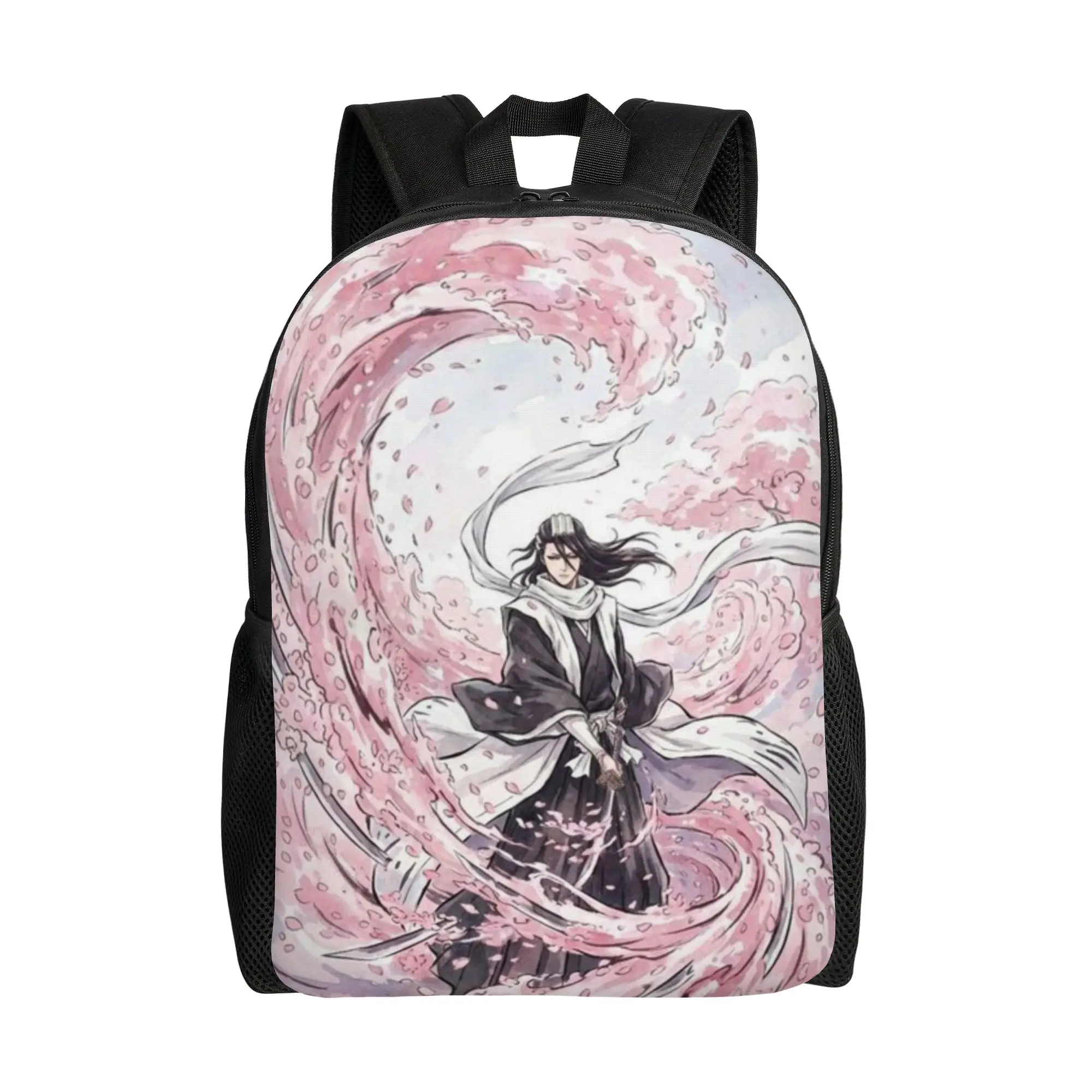 Back to school season Fashion Byakuya Kuchiki (4) Handbag Bleach For Men Women Backpack