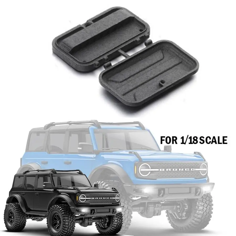 

Нейлоновый материал, черный ящик для инструментов, боковой ящик для инструментов для Trax Trx-4m 1/18 Bronco Trx4m, радиоуправляемый гусеничный автомобиль, обновленные детали