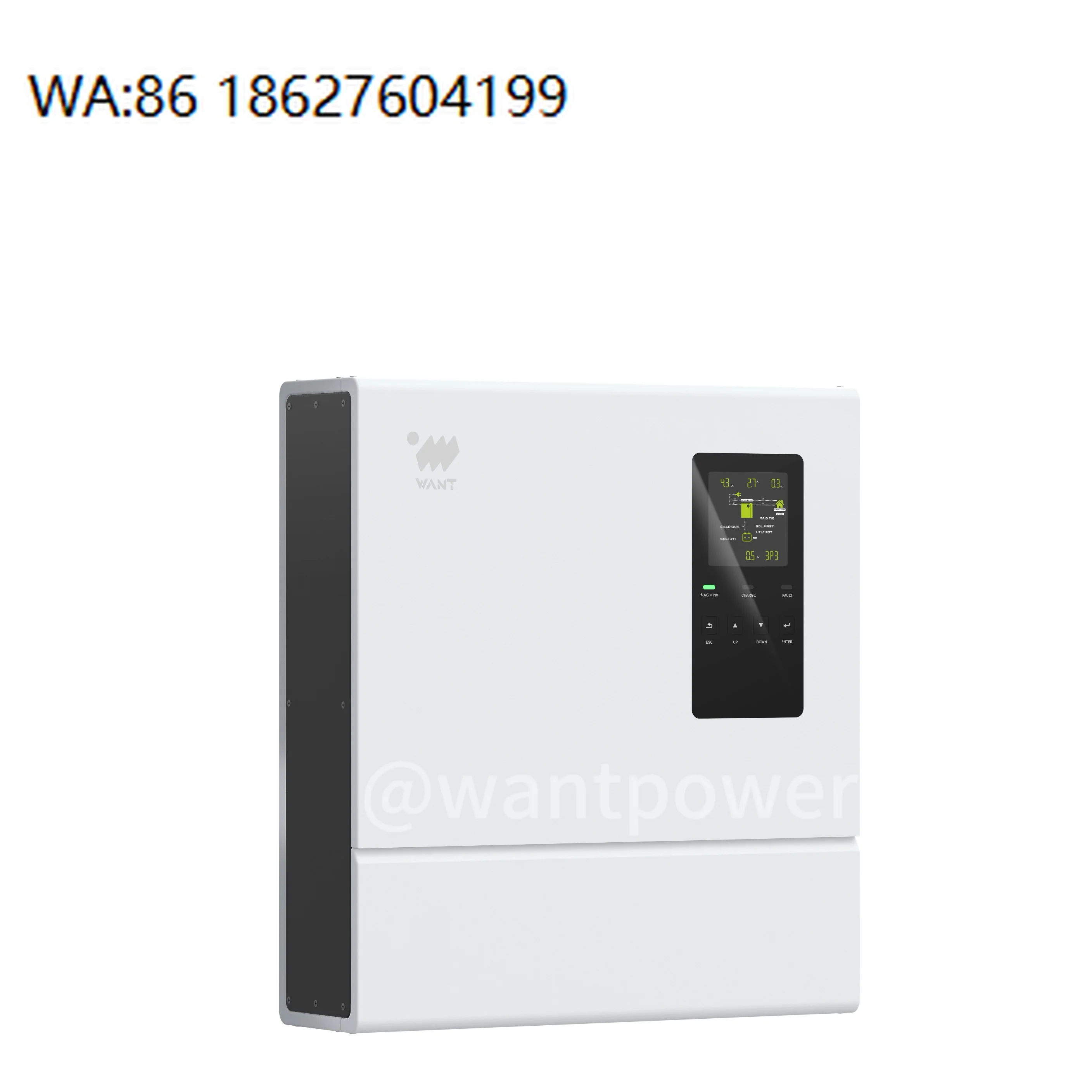 

Off Grid Hybrid Solar Inverter 6KW With Battery Connection Home Photovoltaic Power Storage Equipment