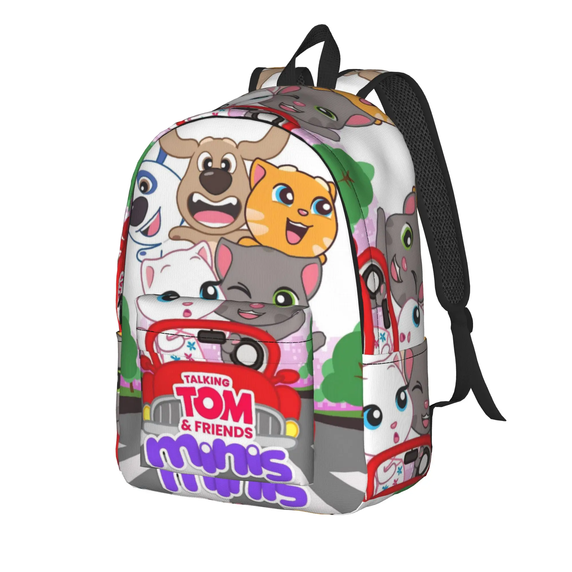 T-Talking T-Tom And F-Friends Backpack for Men Women Fashion High School Business Daypack  College Shoulder Bag Sports