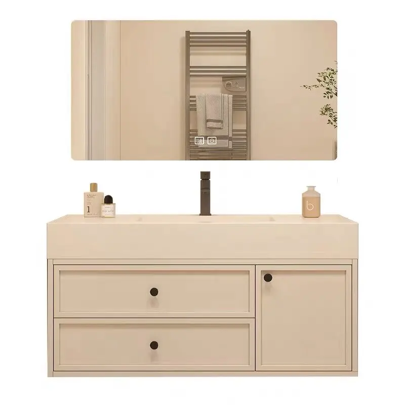 Integrated basin bathroom cabinet combination, modern simple washstand, bathroom and bathroom