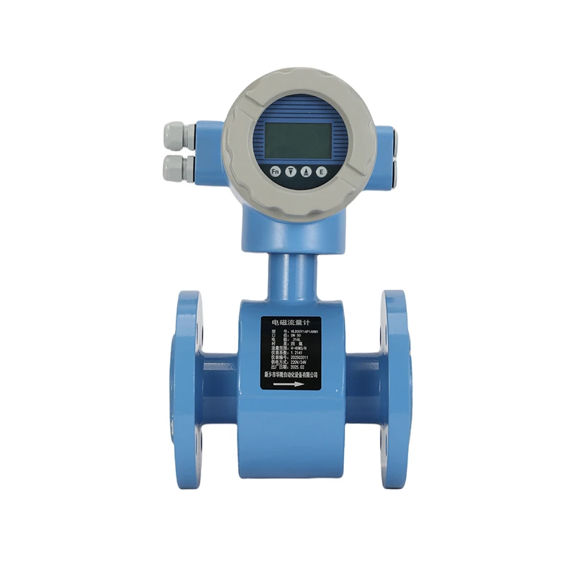 2025 Hot Selling High Accuracy Electromagnetic Flowmeter Cast Steel Magnetic Flow Meter Water Liquid Oil