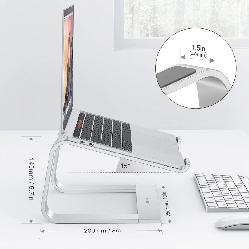 Laptop Stand Detachable Laptop Mount Aluminum Laptop Holder Stand for Desk for MacBook Air/Pro Lenovo and All Laptops 11-16 inch