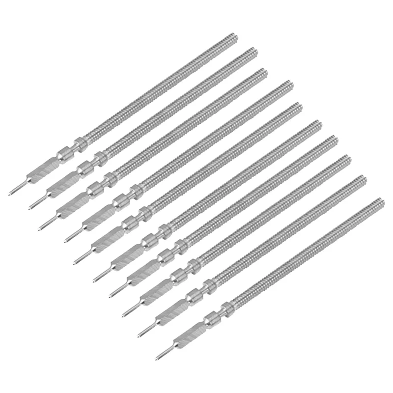 ABQR 10PCS/Set Watch Winding Stem Replacement for ETA 6497-1 6498 Seagull ST36 Watch Crown Movement Handle Repair Tool Parts