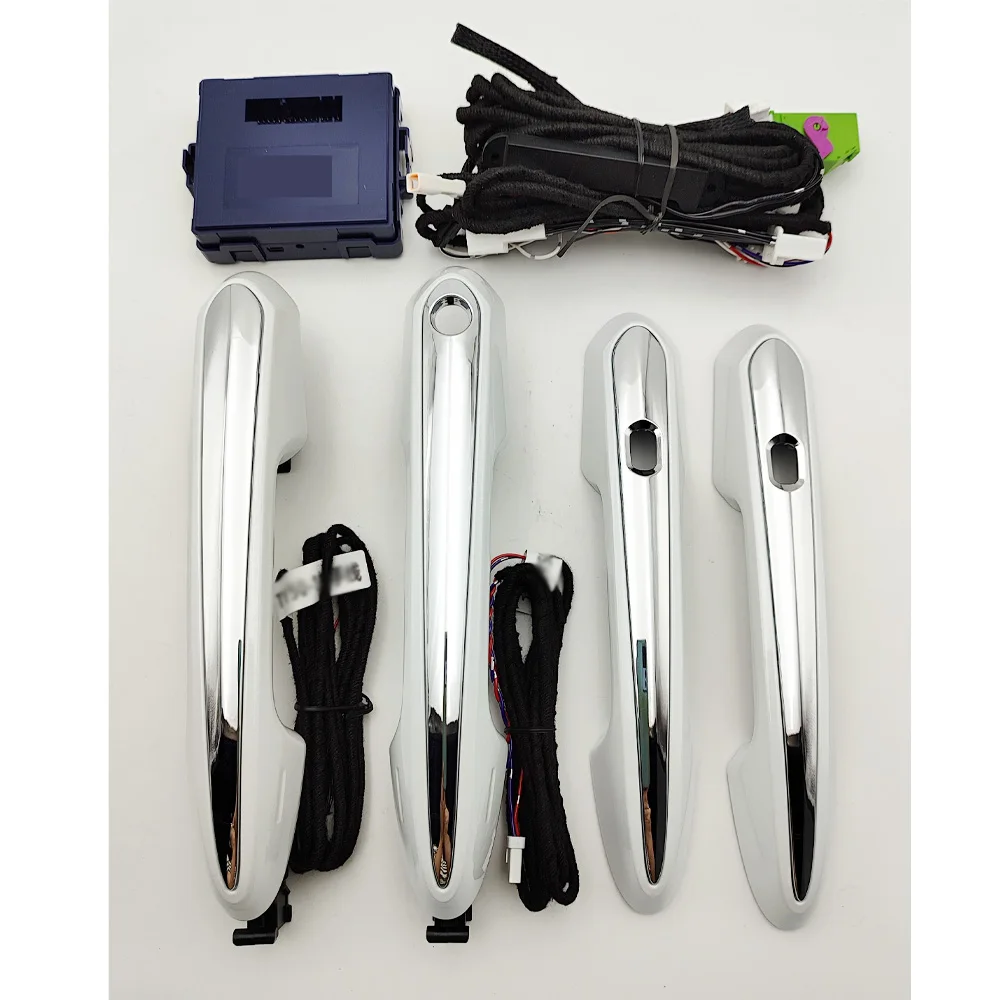 Для Toyota SIENNA год 2020-2022 обновленный продукт PKE бесключевой доступ разблокировка дверного замка с 2 ручками автомобильный аксессуар белого цвета