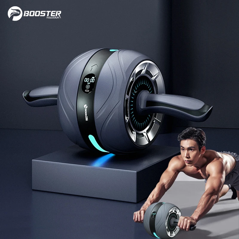 

Booster Abdominal Wheel Home Gym Roller AB Roller Gymnastic Wheel Fitness Abdomen Training Sports Equipment for ABs Body Shaping