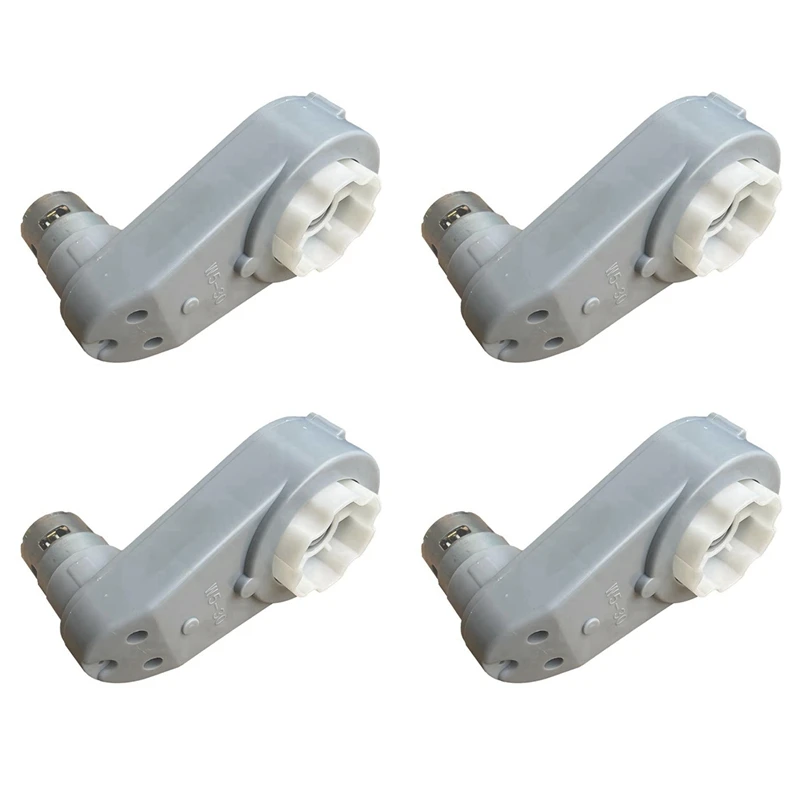 Caja de cambios de Motor de alta velocidad 4X 24V RS775 para actualización de Motor de ruedas eléctricas, Motor de 24 voltios de alto par con caja de cambios