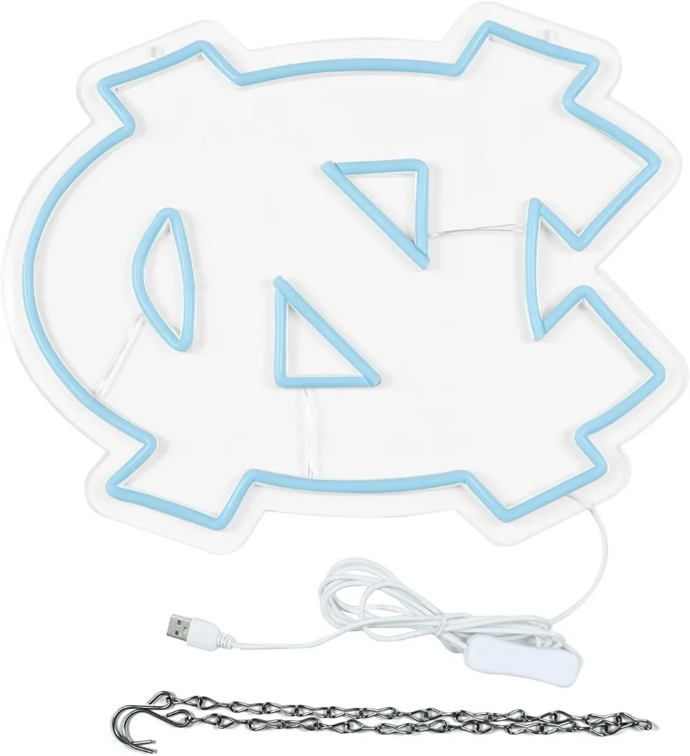 University Football Team Neon Sign 5V USB Dimmable LED Neon Light for Bedroom Dormitory Man Cave Decor Birthday Christmas Gift