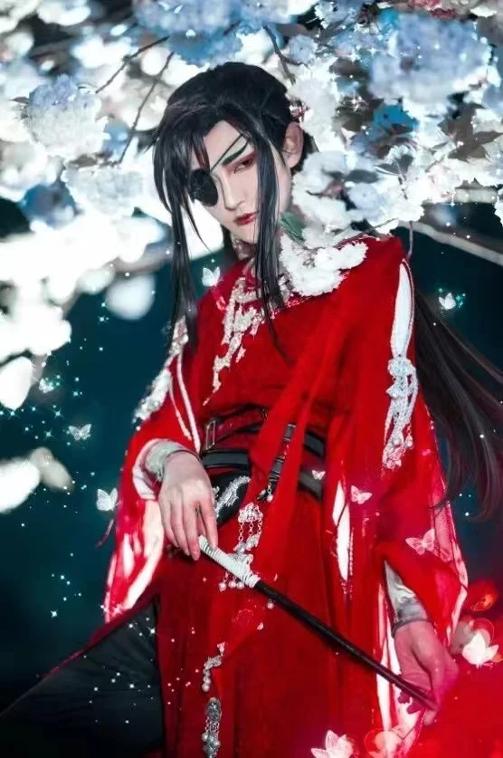 Costume de Cosplay King of Flower City pour Homme et Femme, Ensemble de Robe Hanfu Florale, Niche, Vêtement COS Anime, Petit Fdu.com