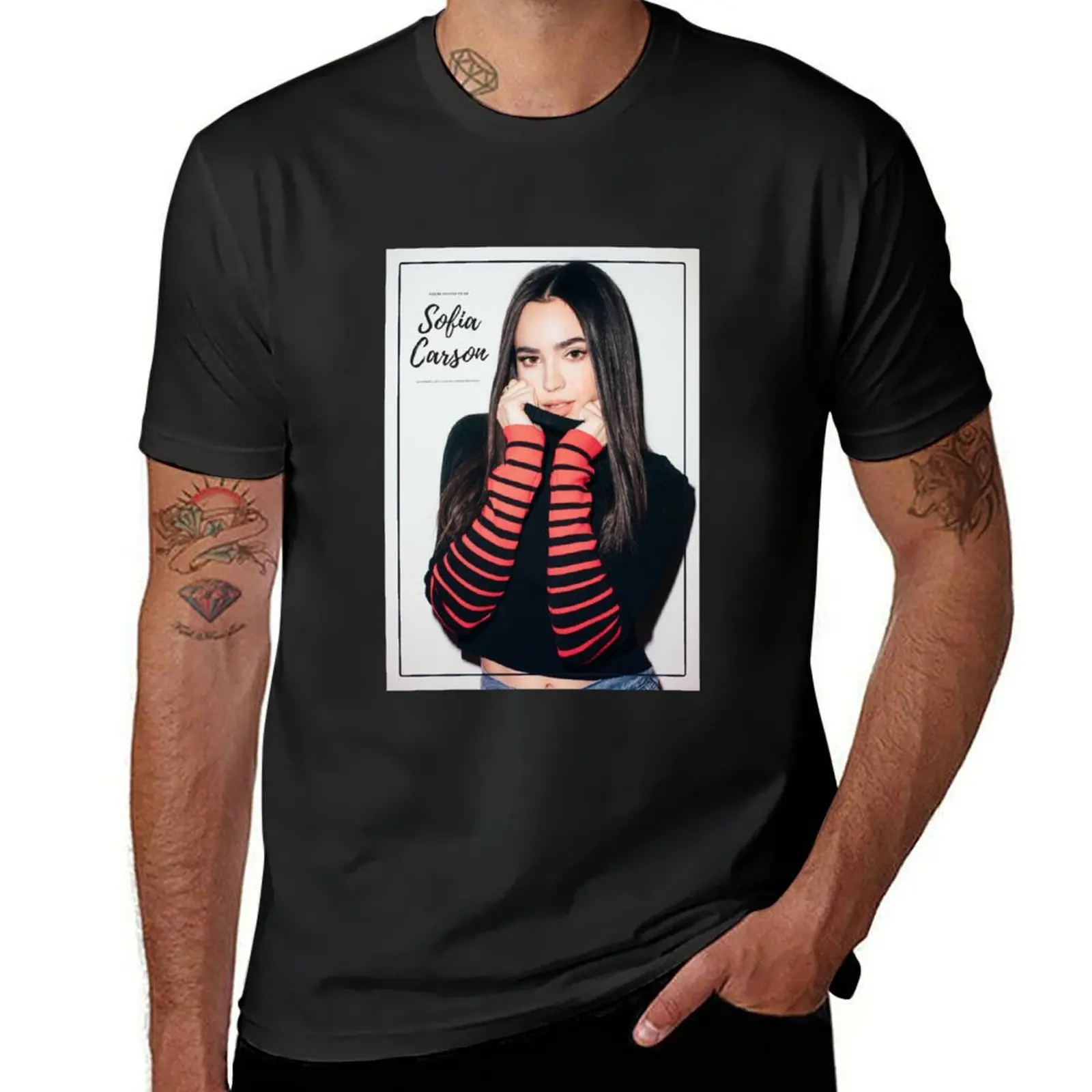 Sofia Carson T-Shirt anime figures oversized t shirt shirts graphic tees Men's t-shirt