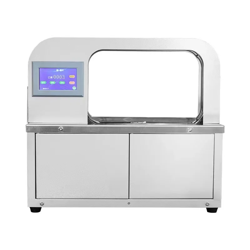 Automatic strapping machine Small supermarket vegetable strapping machine opp belt Hot melt baler Strapping commercial