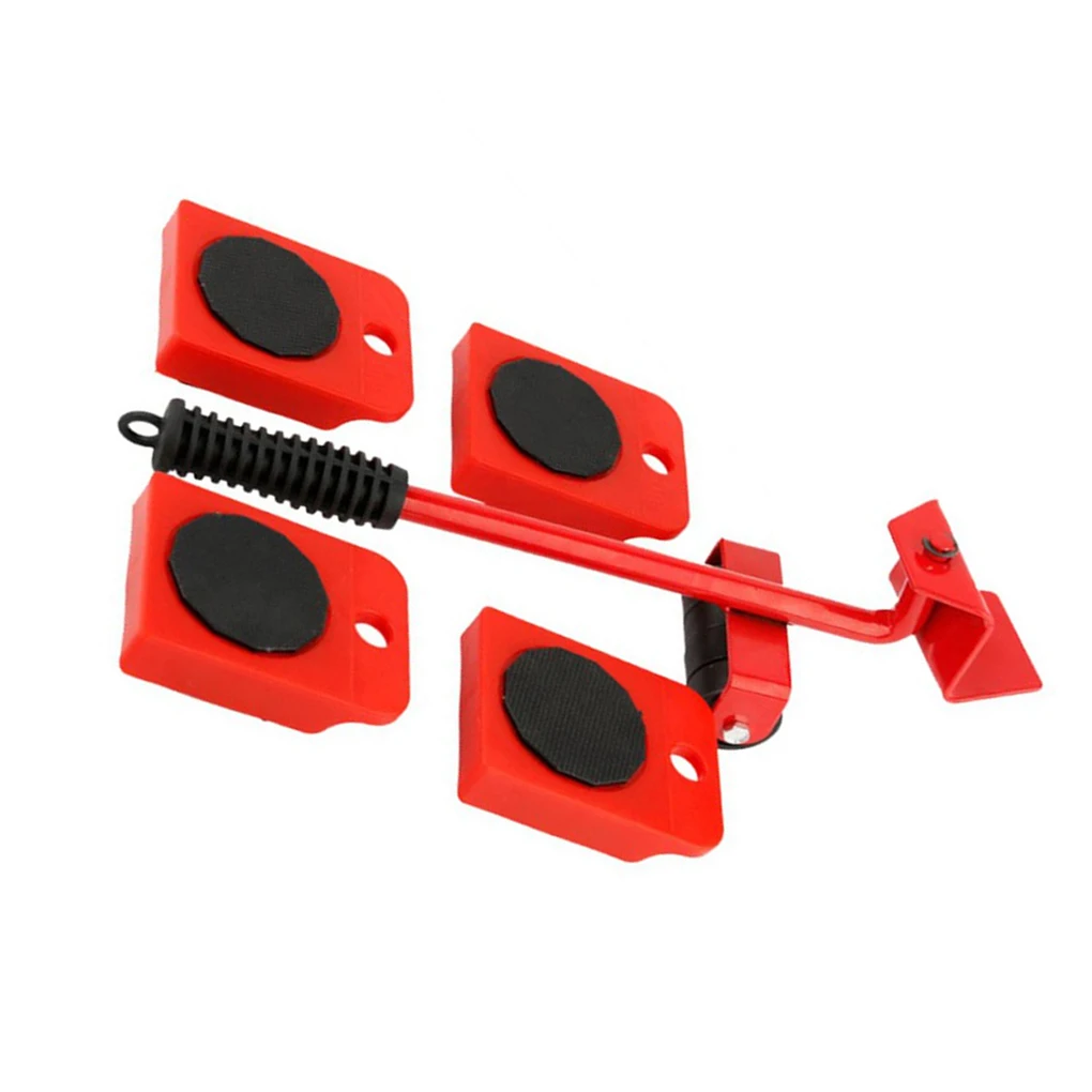 5 Pcs set Furniture Moving System Heave Furniture Sofa Wardrobe Wheel Move Slider Moving Tool