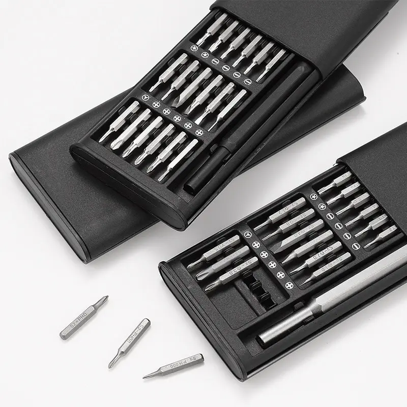 

25 In 1 Screwdriver Set Precision Magnetic Screw Driver Bits Mini Tool Case Dismountable For Smart Home PC Phone Repair