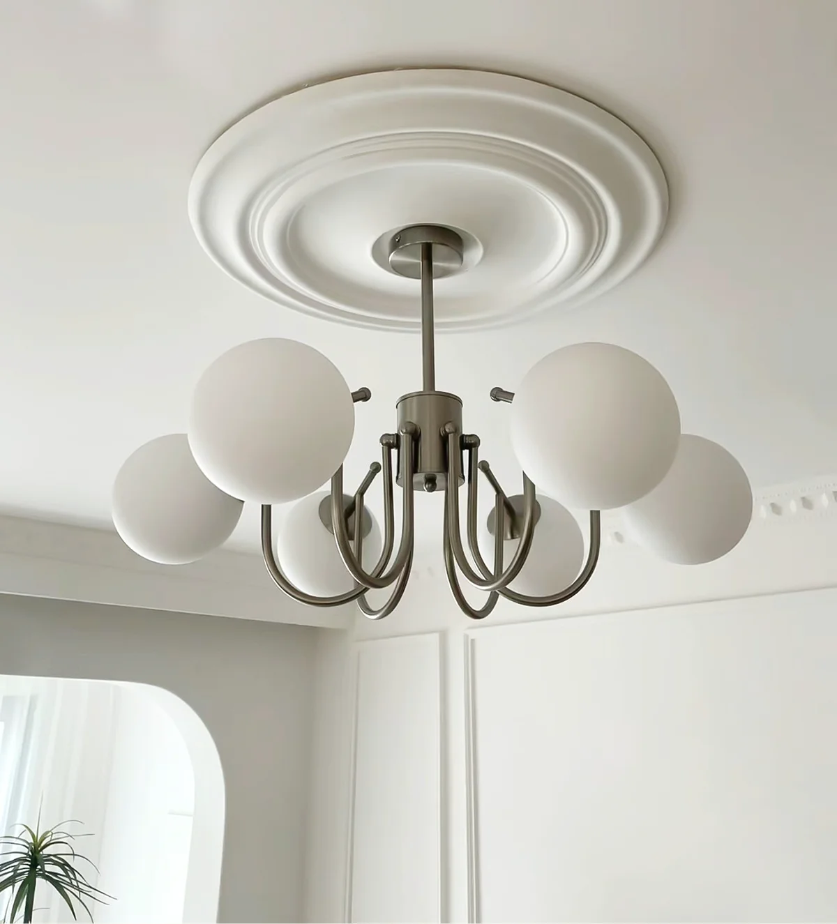 

Water ripple gypsum lamp plate, chandelier pool decorative ceiling gypsum disc
