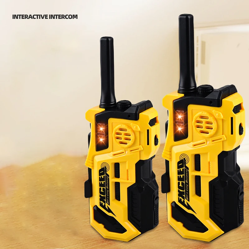 2Pcs Kids Mini Long Distance Wireless Walkie Talkie Toys Fun Outdoor Indoor Long Distance Talking Mini Kids Toys Birthday Gift