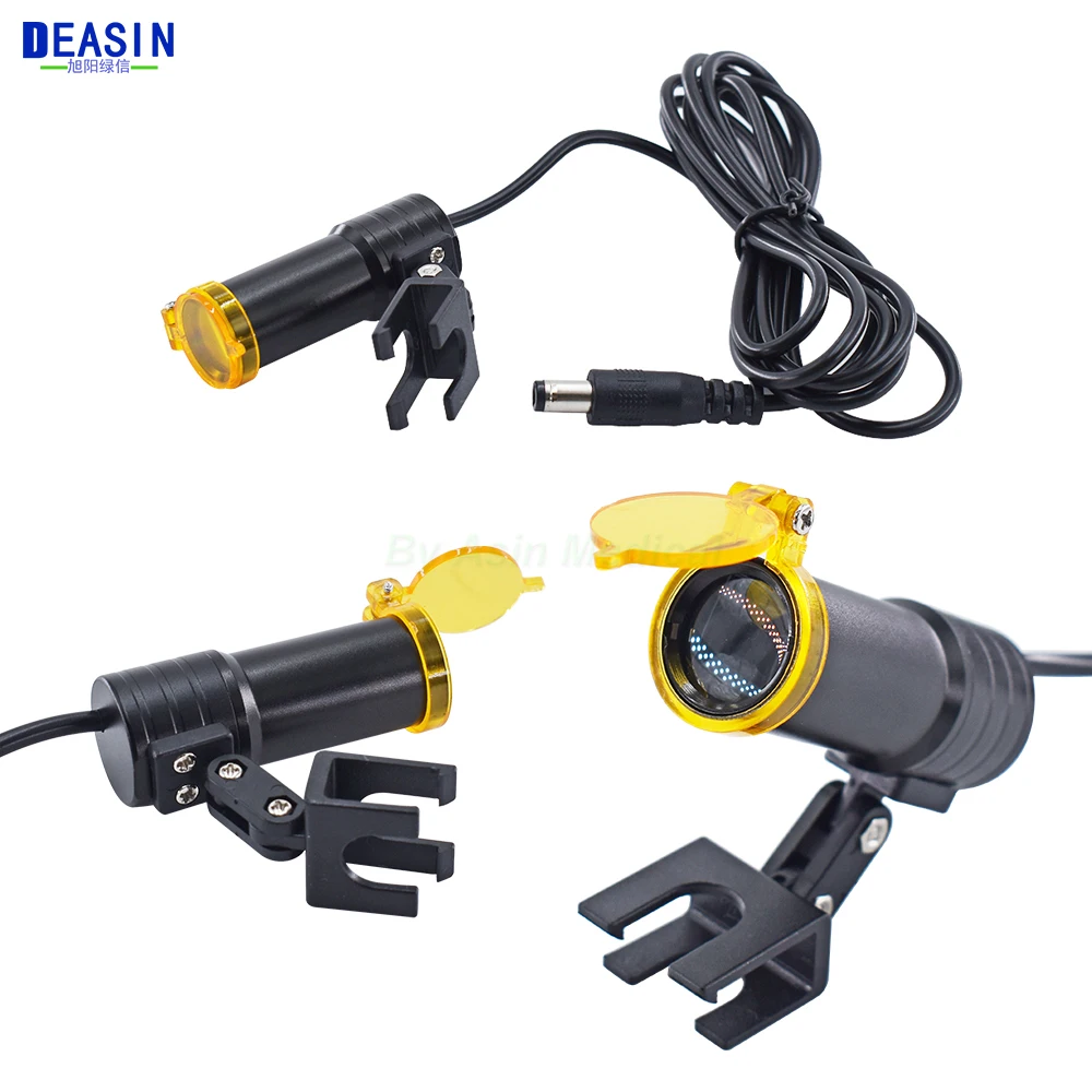Headlight Headlamp Clamshell Filter Convenient for Dental Loupes Lab Medical Magnifier Magnification Binocular UBS Charger