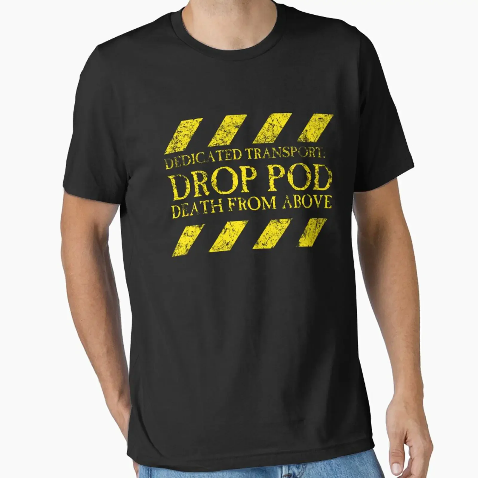 Dedicated Transport Drop Pod Essential T Shirt vintage Washed Stretched fashion Slightly Soft designer clothes Stylish