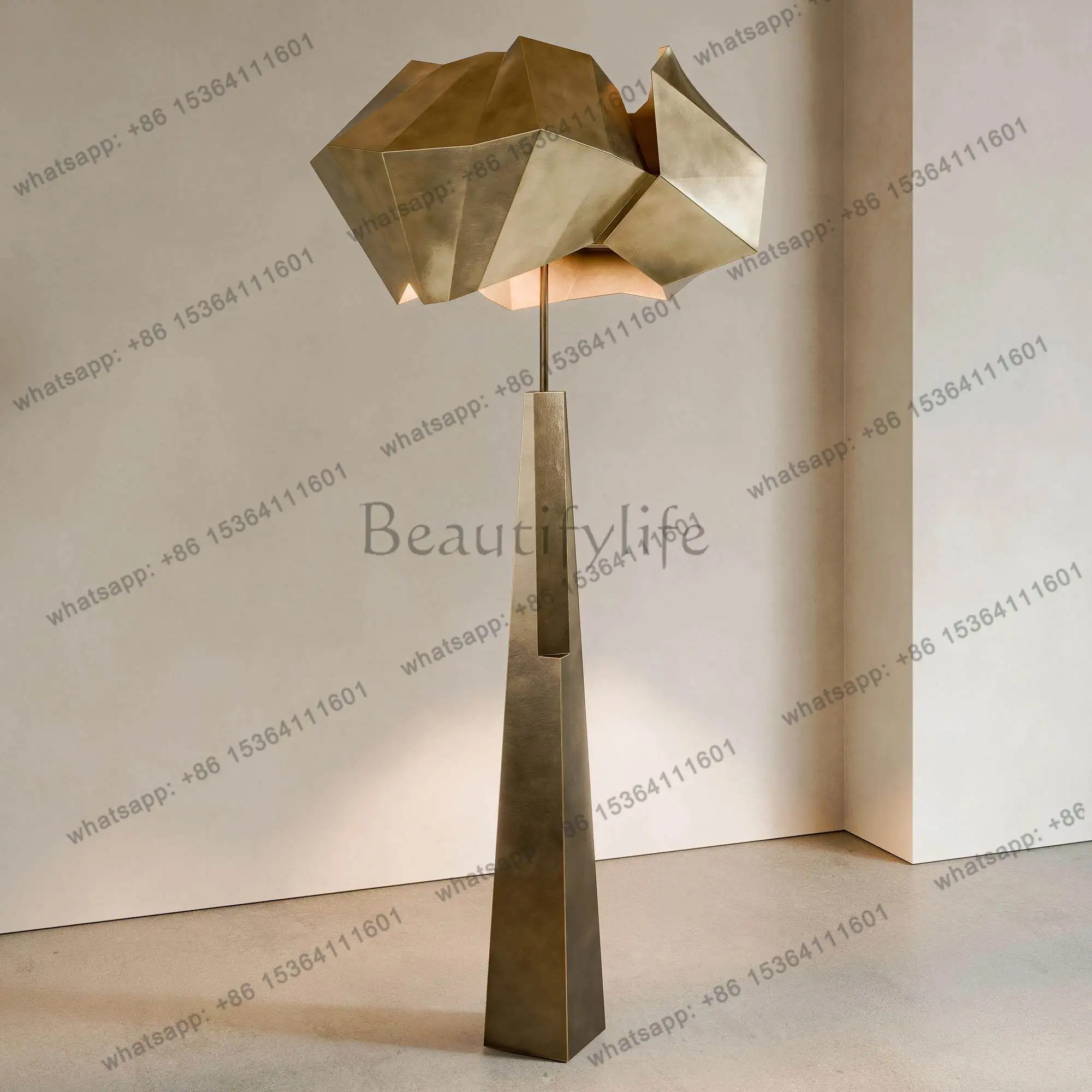 Modern minimalist irregular landing personalized creative landing living room bedroom exhibition hall customization
