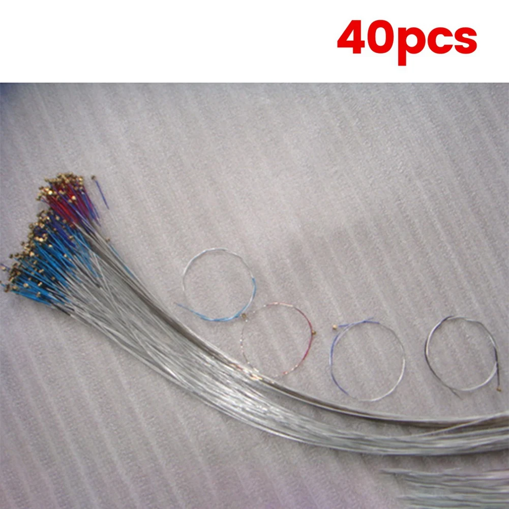 A99I-Violin Strings Electronic String For Violin Violin String Accessory For Instruments 4/4 3/4 Violin Replacement Parts 40Piec