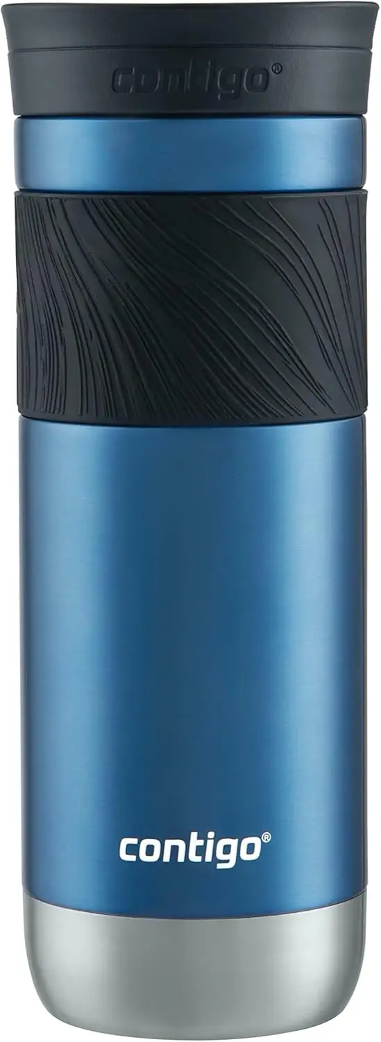 

20oz Vacuum-Insulated Stainless Steel Travel Mug, Leak-Proof Lid, BPA-Free, Blue Corn, Hot & Cold Beverage Holder