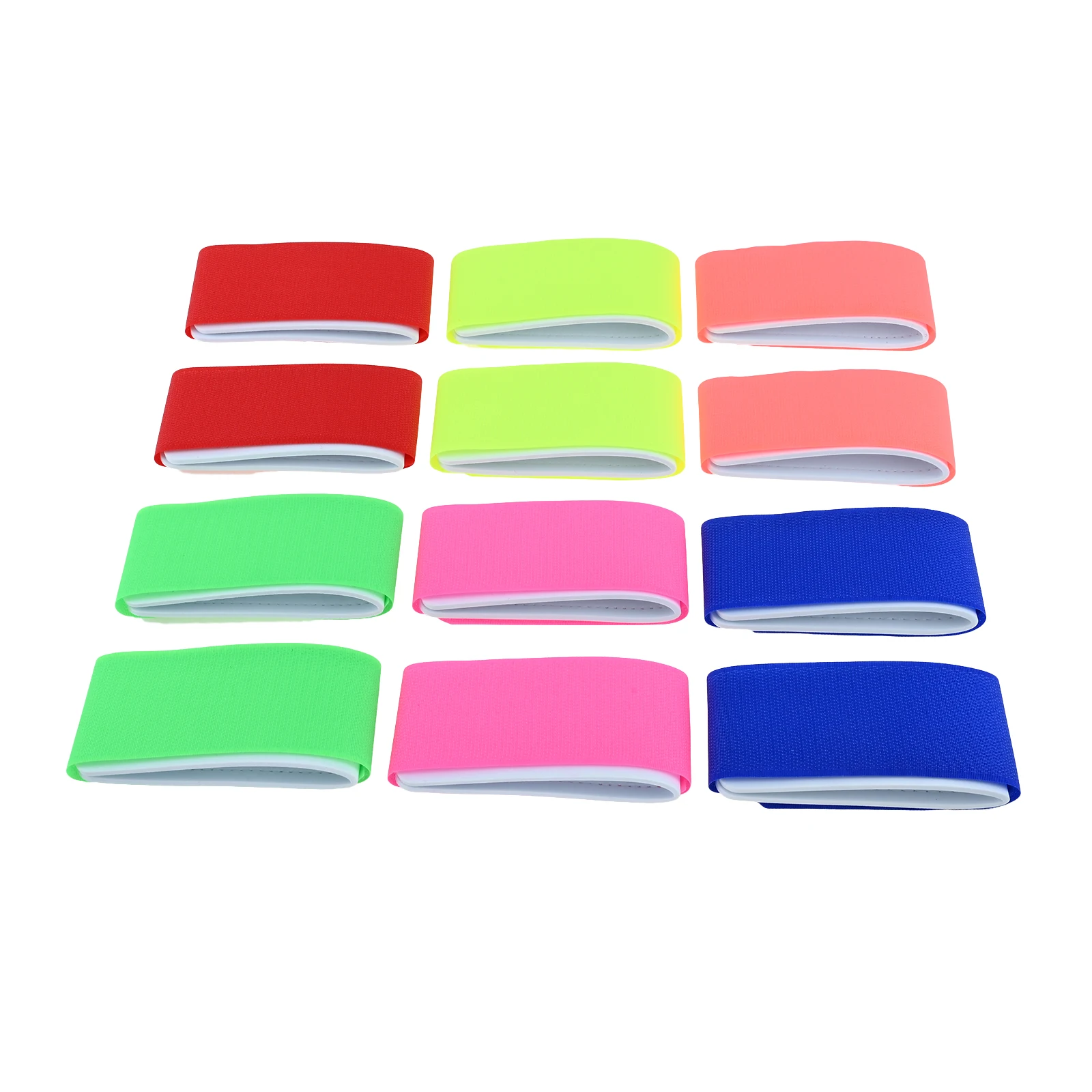 12 قطعة أشرطة التزلج القابلة للتعديل السحابات النايلون و إيفا على الجليد الفيلكرو حزام المجلدات 6-ألوان على الجليد السحابات اكسسوارات #3